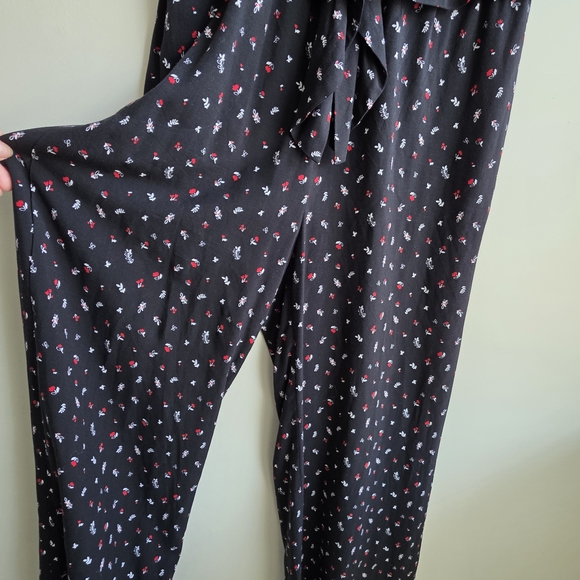 Women's Black Polka Dot Jumpsuit - Picture 7 of 10